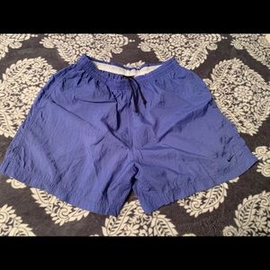 Blue Nike shorts